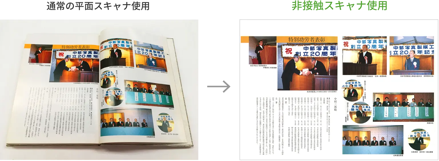 写真:フラットベッドスキャナ